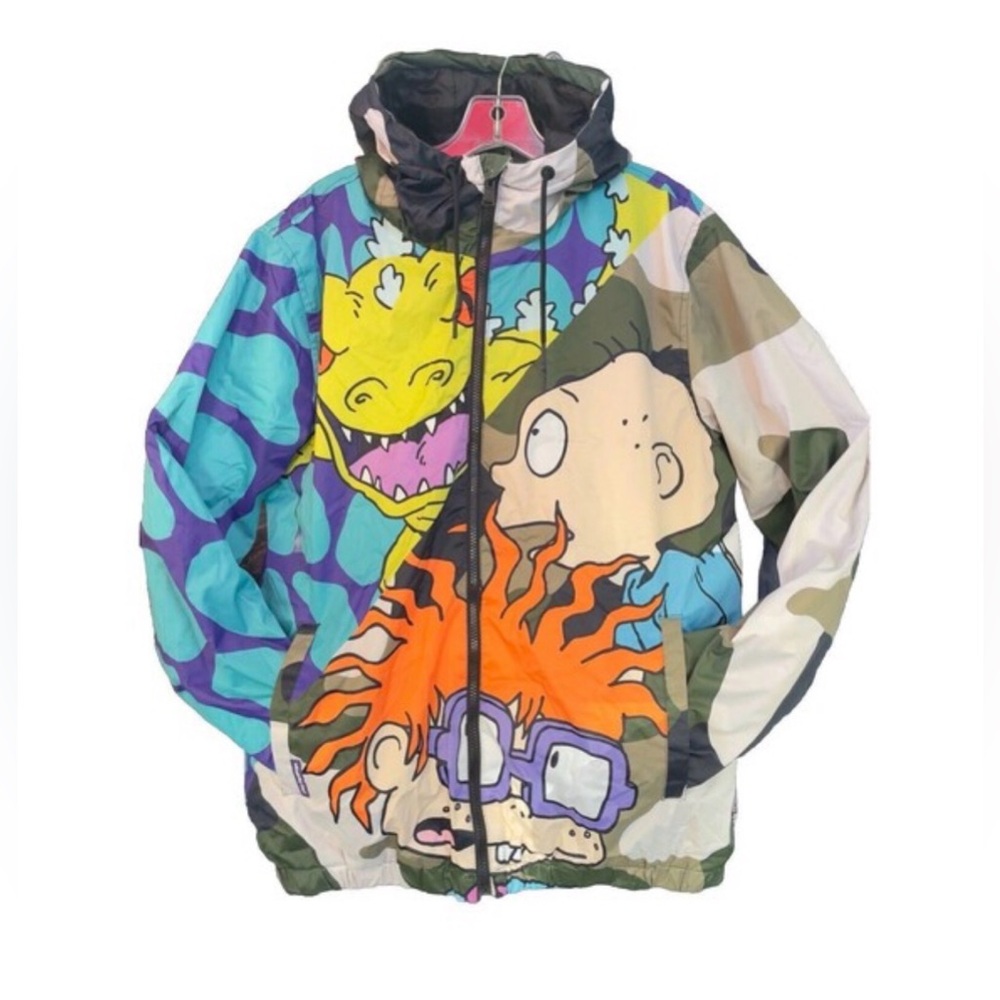 Members Only x Nickelodeon Rugrats all-over print windbreaker Cartoon Jacket